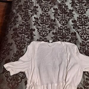 Ann‎ Taylor Loft White Shrug XL